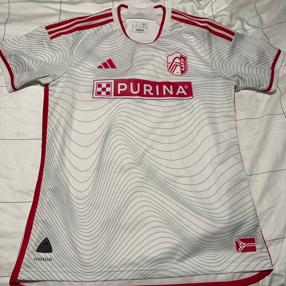 adidas Other - Men's St. Louis City SC adidas White 2024 The Confluence Kit Replica Jersey